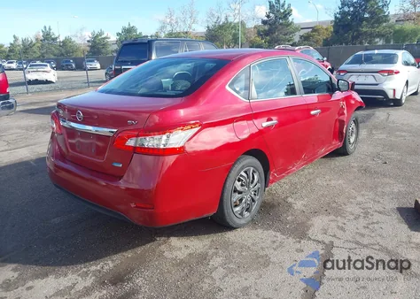 2013 Nissan Sentra Sv from USA, damaged, VIN 3N1AB7AP3DL715045